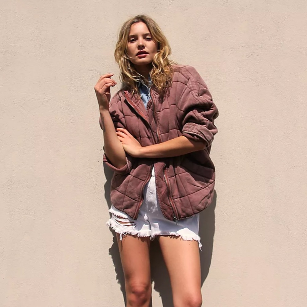 Free People Dolman Quilted Jacket